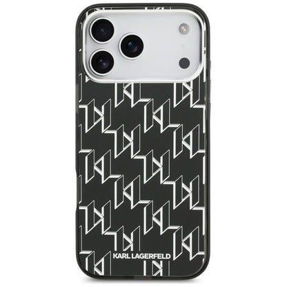 MagSafe-deksel for Apple iPhone 17 Pro Max, Karl Lagerfeld, IML KL Monogram, Svart