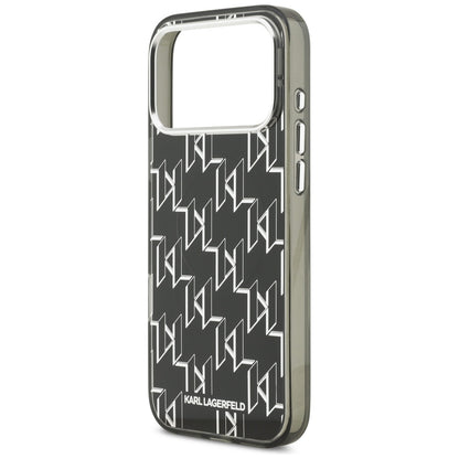 MagSafe-deksel for Apple iPhone 17 Pro Max, Karl Lagerfeld, IML KL Monogram, Svart