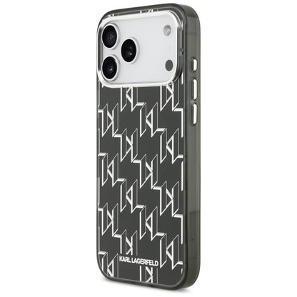 MagSafe-deksel for Apple iPhone 17 Pro Max, Karl Lagerfeld, IML KL Monogram, Svart