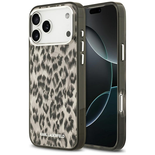 MagSafe-deksel for Apple iPhone 17 Pro Max, Karl Lagerfeld, IML Leopard-mønster, Brun