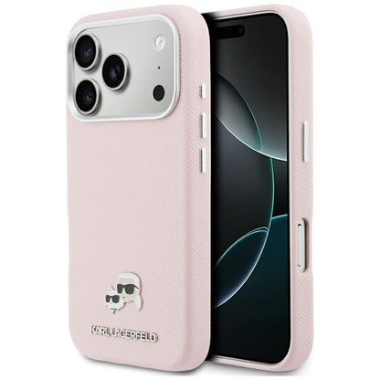 MagSafe deksel for Apple iPhone 17 Pro Max, Karl Lagerfeld, Karl & Choupette Head's Pin, Rosa