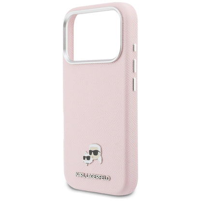 MagSafe deksel for Apple iPhone 17 Pro Max, Karl Lagerfeld, Karl & Choupette Head's Pin, Rosa