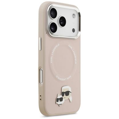 MagSafe-deksel for Apple iPhone 17 Pro Max, Karl Lagerfeld, Karl & Choupette Pins, Rosa