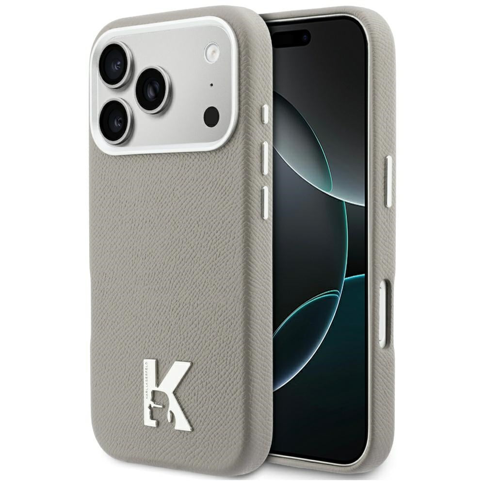 MagSafe-deksel for Apple iPhone 17 Pro Max, Karl Lagerfeld, Karl Head Logo, Grå