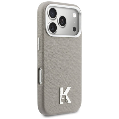MagSafe-deksel for Apple iPhone 17 Pro Max, Karl Lagerfeld, Karl Head Logo, Grå