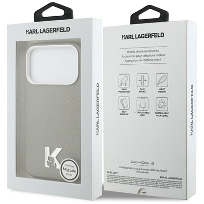 MagSafe-deksel for Apple iPhone 17 Pro Max, Karl Lagerfeld, Karl Head Logo, Grå