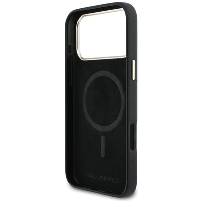 MagSafe-deksel for Apple iPhone 17 Pro Max, Karl Lagerfeld, Karl Head Logo, Svart