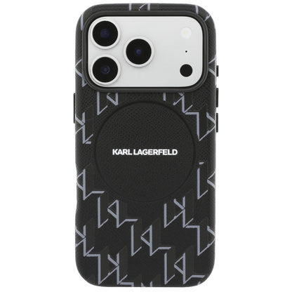 MagSafe deksel for Apple iPhone 17 Pro Max, Karl Lagerfeld, KL Monogram Logo, Svart