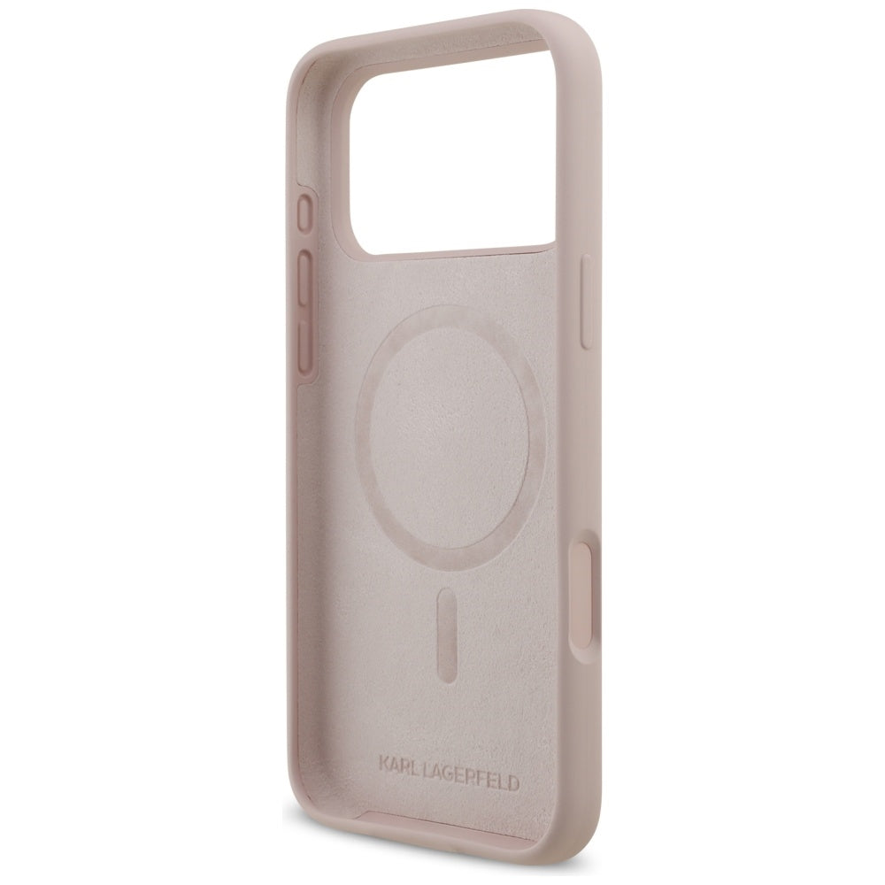 MagSafe-deksel for Apple iPhone 17 Pro Max, Karl Lagerfeld, Ring Karl & Choupette, Rosa