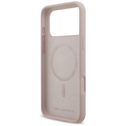MagSafe-deksel for Apple iPhone 17 Pro Max, Karl Lagerfeld, Ring Karl & Choupette, Rosa