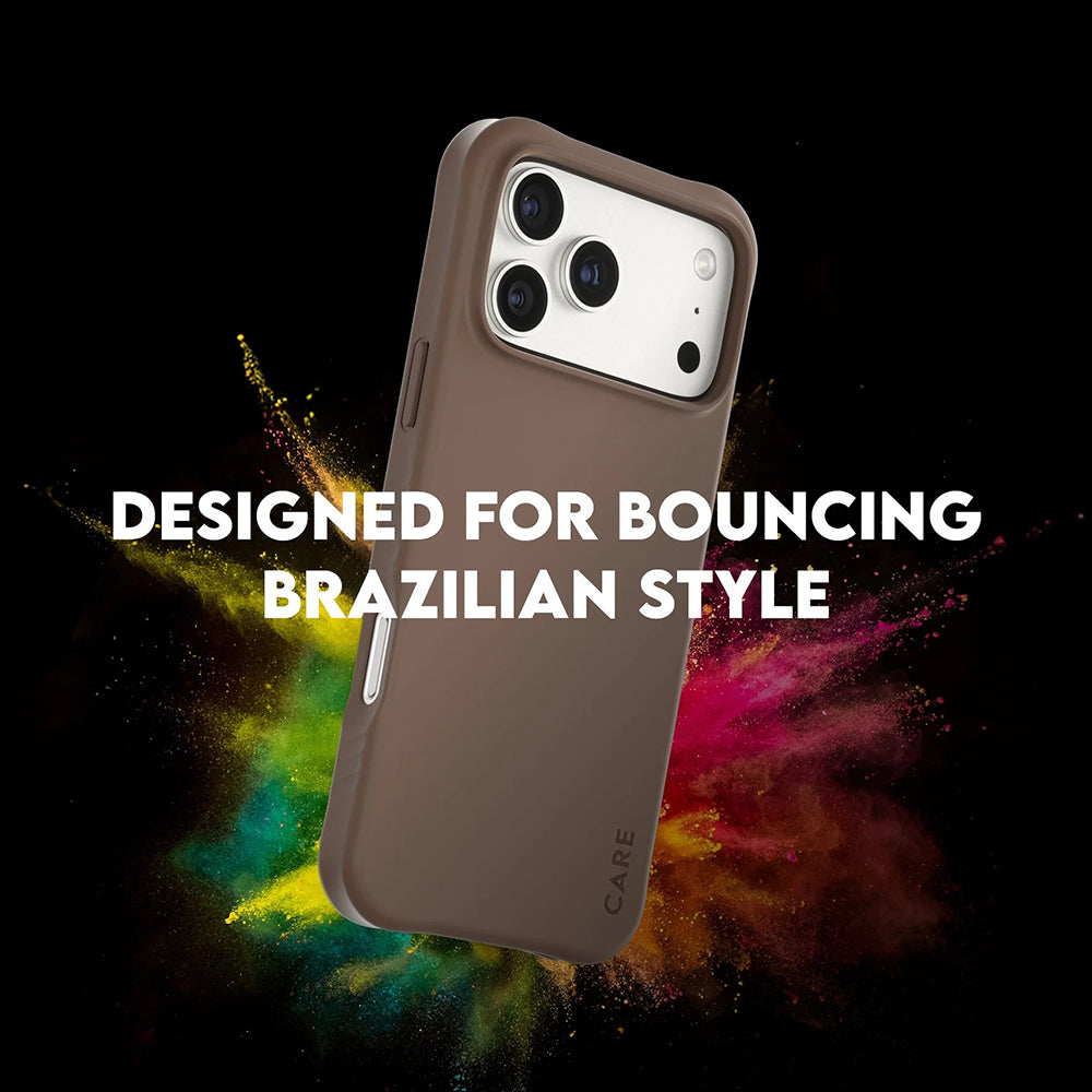 MagSafe-deksel for Apple iPhone 17 Pro Max, PanzerGlass, Fashionable Care, Brun