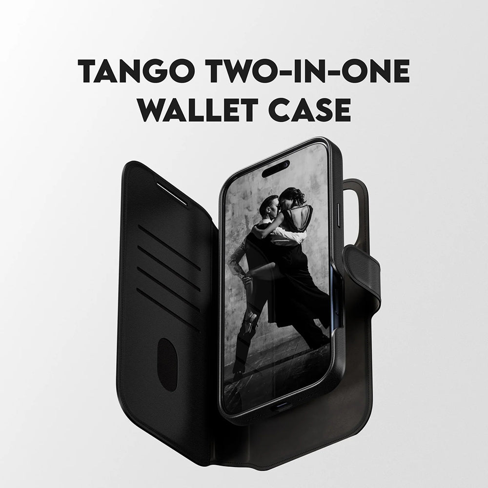 MagSafe-deksel for Apple iPhone 17 Pro Max, PanzerGlass, Care Feature Tango Two-in-One, Svart