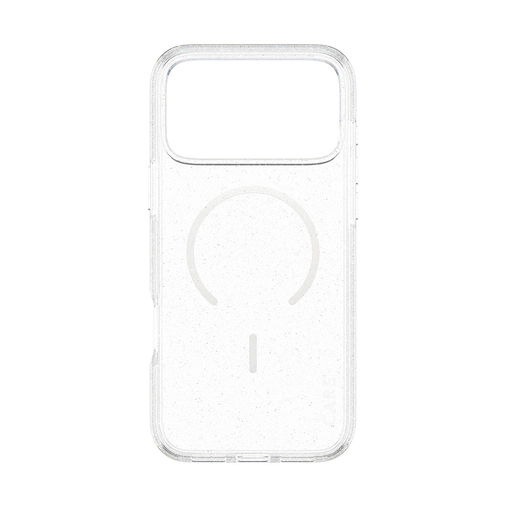 MagSafe-deksel for Apple iPhone 17 Pro Max, PanzerGlass, Care Urban Explorer Star Lit, Transparent Hvit