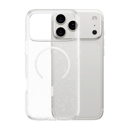 MagSafe-deksel for Apple iPhone 17 Pro Max, PanzerGlass, Care Urban Explorer Star Lit, Transparent Hvit