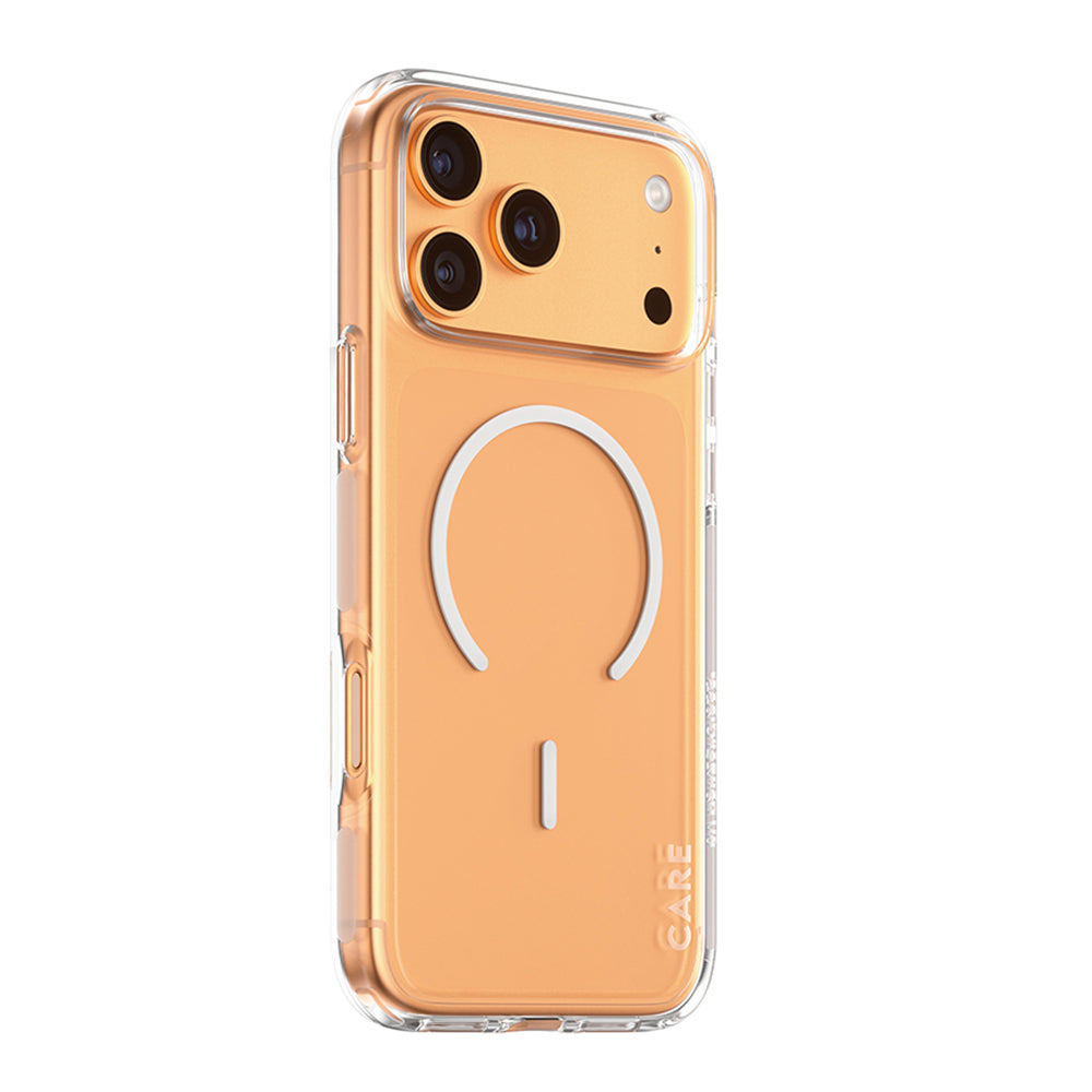 MagSafe-deksel for Apple iPhone 17 Pro Max, PanzerGlass, Care Urban Explorer, Transparent Hvit