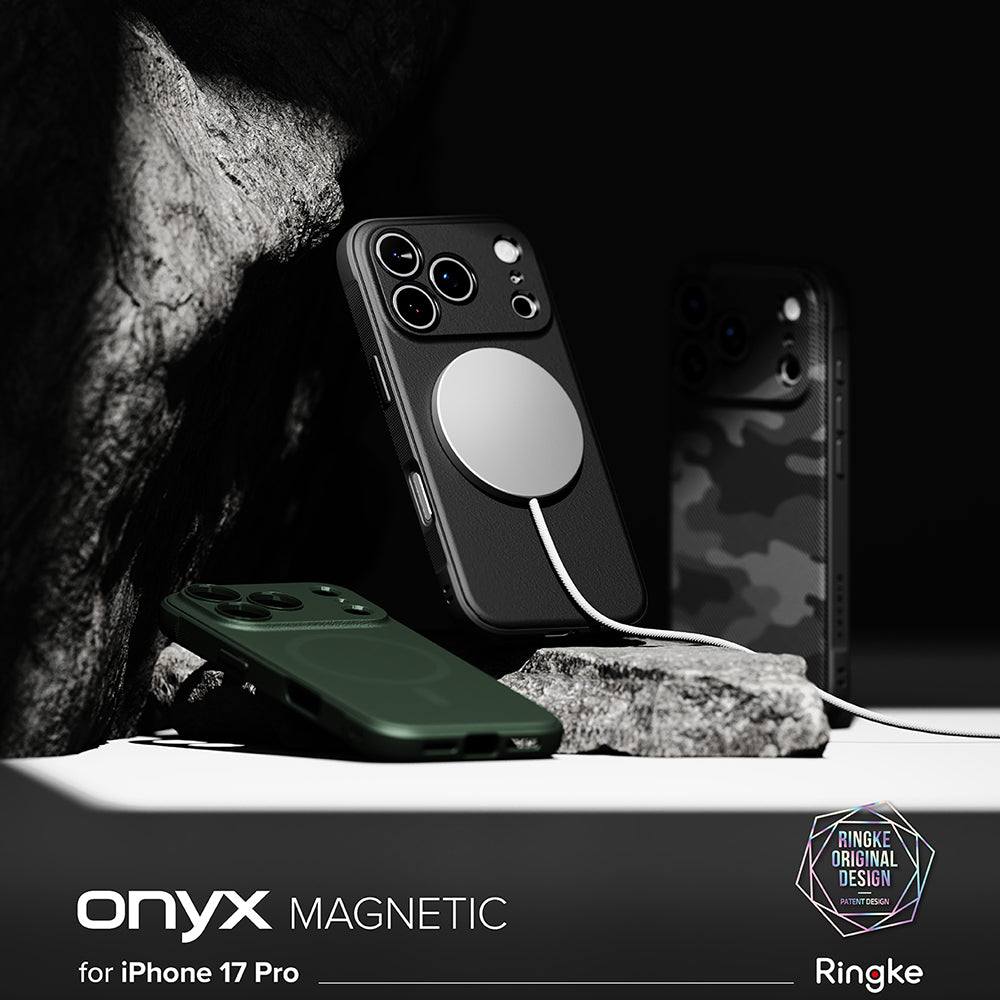 MagSafe-deksel for Apple iPhone 17 Pro Max, Ringke, Onyx, Svart