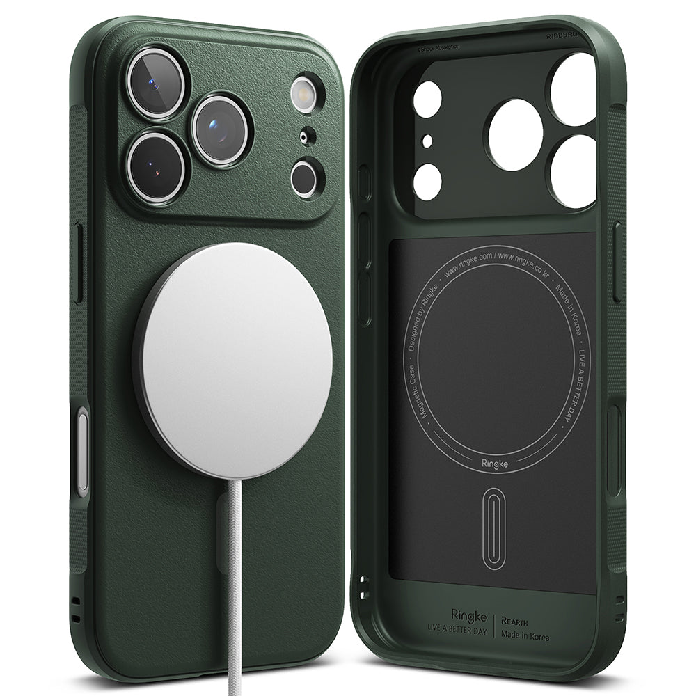 MagSafe-deksel for Apple iPhone 17 Pro Max, Ringke, Onyx, Mørkegrønn
