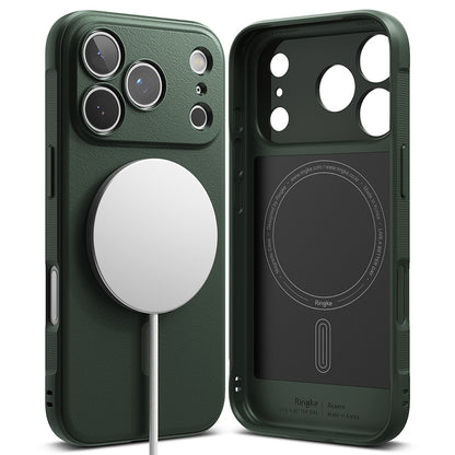 MagSafe-deksel for Apple iPhone 17 Pro Max, Ringke, Onyx, Mørkegrønn