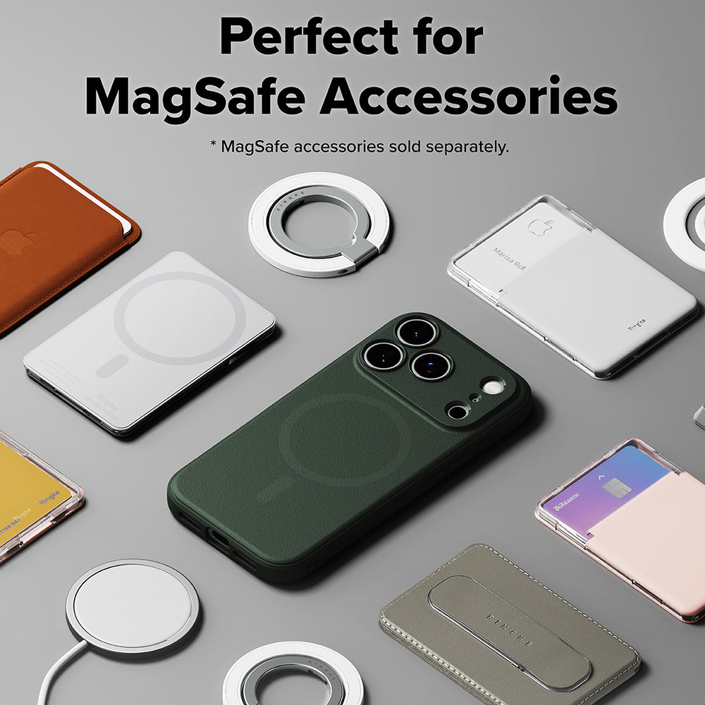 MagSafe-deksel for Apple iPhone 17 Pro Max, Ringke, Onyx, Mørkegrønn