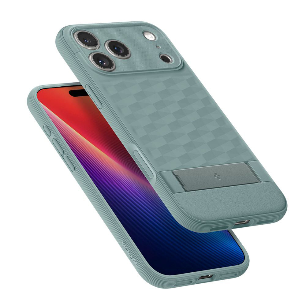 MagSafe-deksel for Apple iPhone 17 Pro Max, Spigen, Caseology Parallax S, Grønn