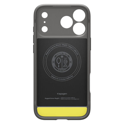 MagSafe-deksel for Apple iPhone 17 Pro Max, Spigen, Rugged Armor, Grå
