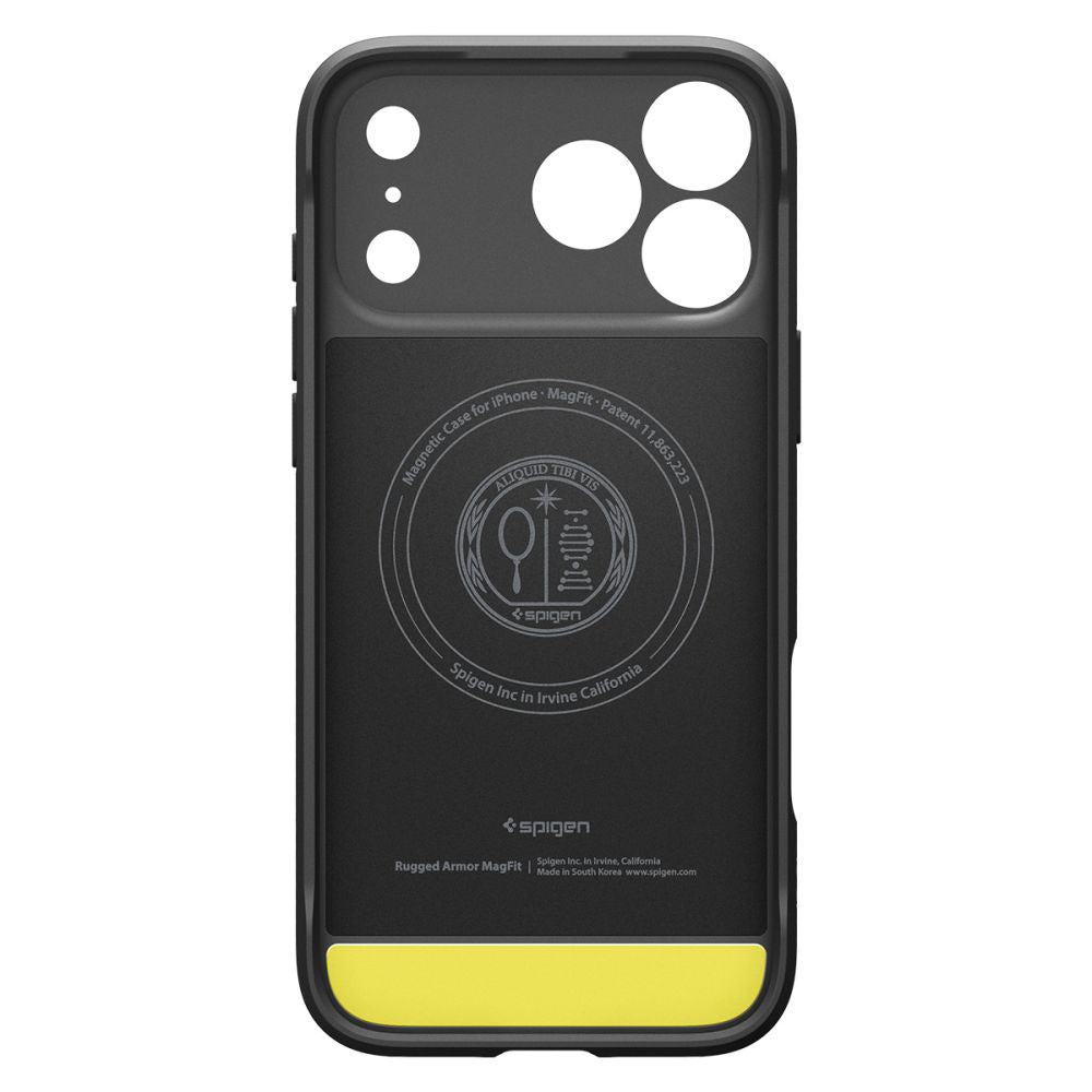 MagSafe-deksel for Apple iPhone 17 Pro Max, Spigen, Rugged Armor, Matt Svart