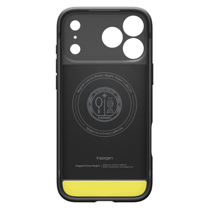 MagSafe-deksel for Apple iPhone 17 Pro Max, Spigen, Rugged Armor, Matt Svart