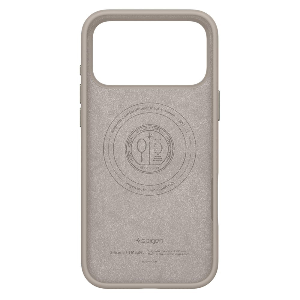 MagSafe-deksel for Apple iPhone 17 Pro Max, Spigen, Silicone Fit, Krem