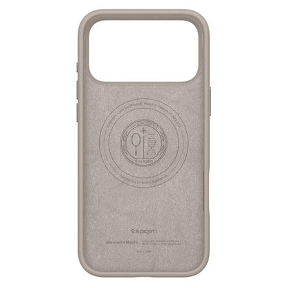 MagSafe-deksel for Apple iPhone 17 Pro Max, Spigen, Silicone Fit, Krem