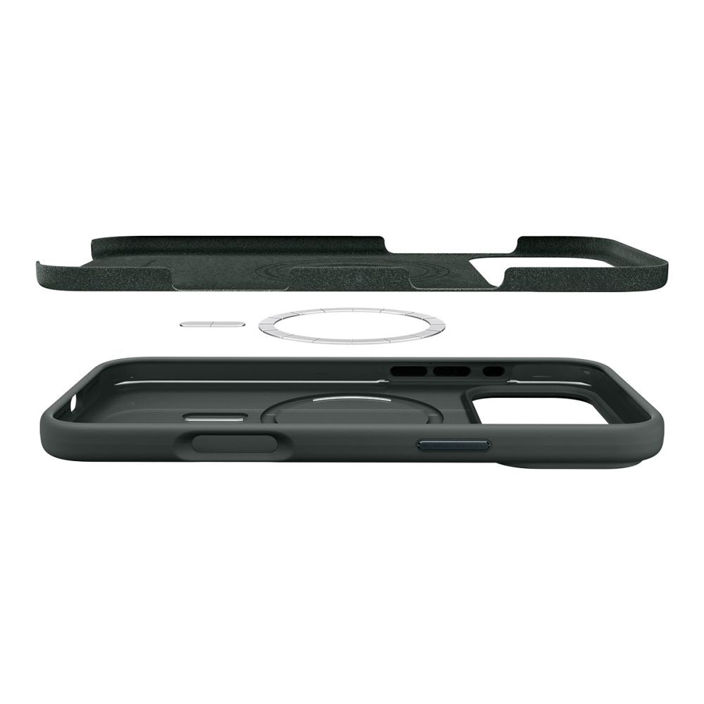 MagSafe-deksel for Apple iPhone 17 Pro Max, Spigen, Silicone Fit, Grønn
