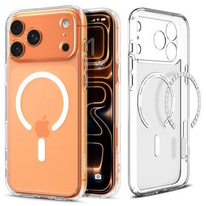 MagSafe-deksel for Apple iPhone 17 Pro Max, Spigen, Ultra Hybrid, Satinert Hvit