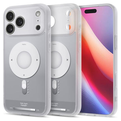 MagSafe-deksel for Apple iPhone 17 Pro Max, Spigen, Ultra Hybrid Classic, Sølv