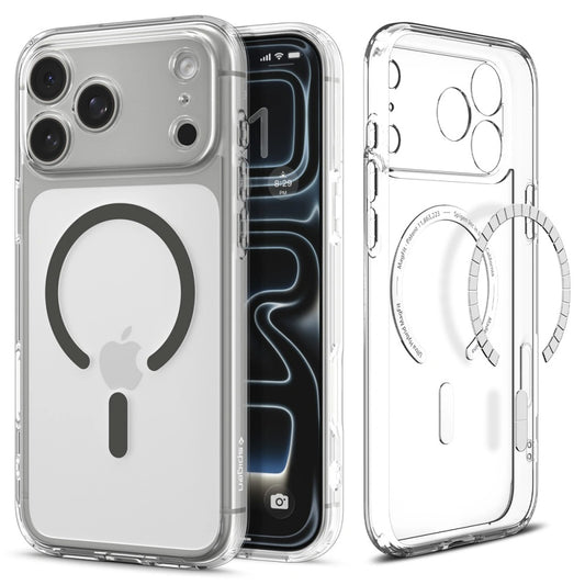 MagSafe-deksel for Apple iPhone 17 Pro Max, Spigen, Ultra Hybrid, Grå