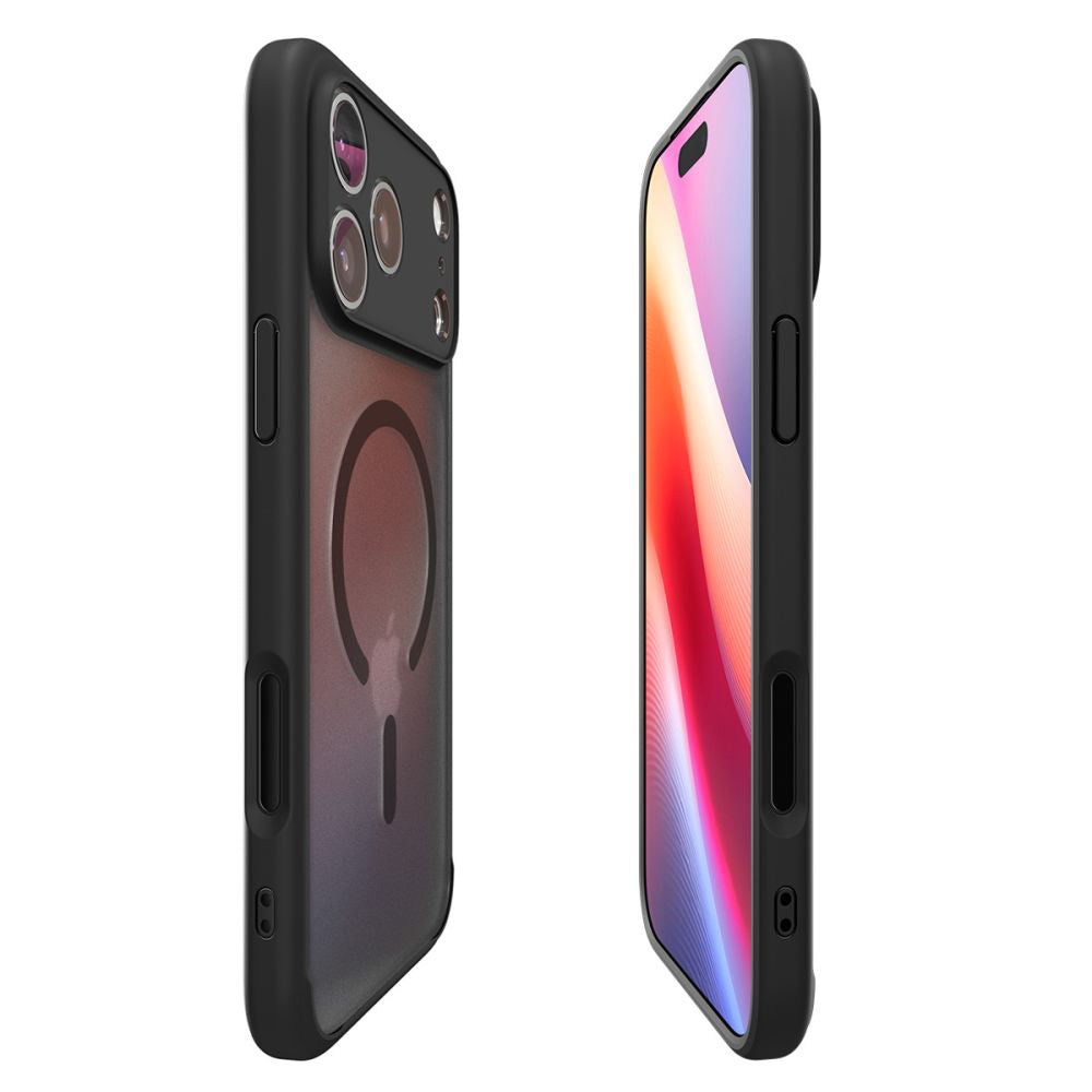 MagSafe-deksel for Apple iPhone 17 Pro Max, Spigen, Ultra Hybrid, Satin Black