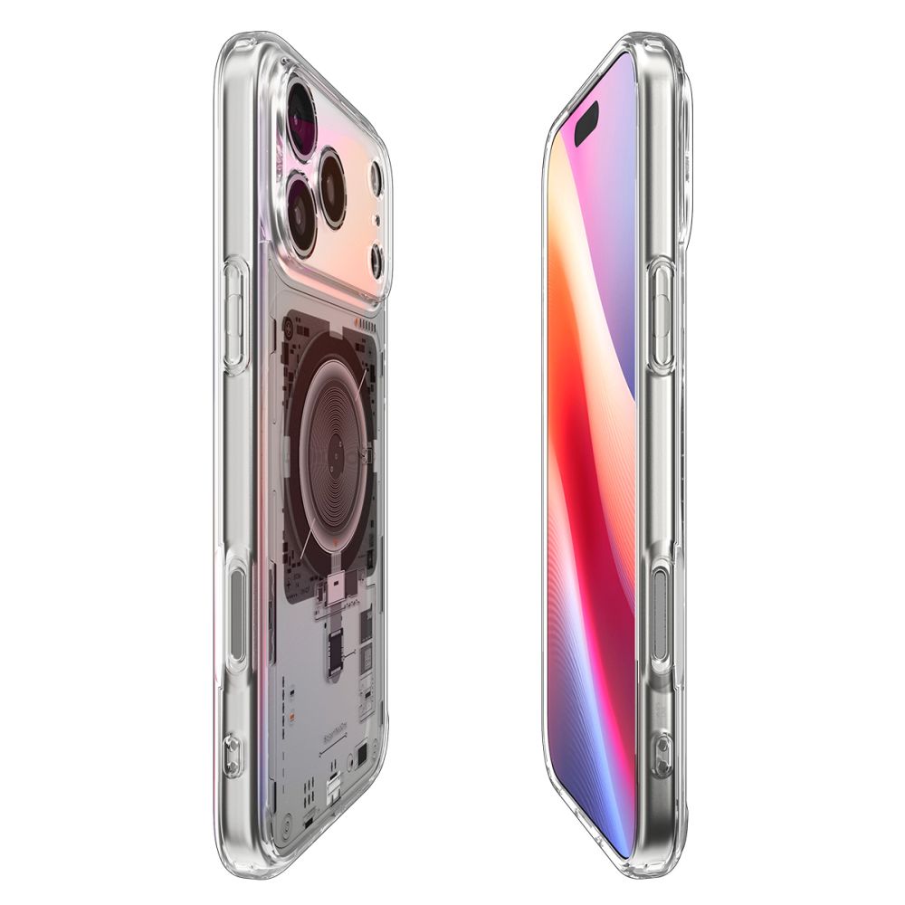 MagSafe-deksel for Apple iPhone 17 Pro Max, Spigen, Ultra Hybrid Neo One, Gjennomsiktig