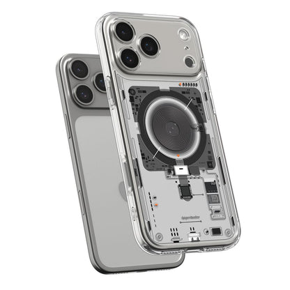 MagSafe-deksel for Apple iPhone 17 Pro Max, Spigen, Ultra Hybrid Neo One, Gjennomsiktig