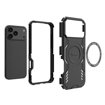 MagSafe-deksel for Apple iPhone 17 Pro Max, Techsuit, ArmorMag, Svart