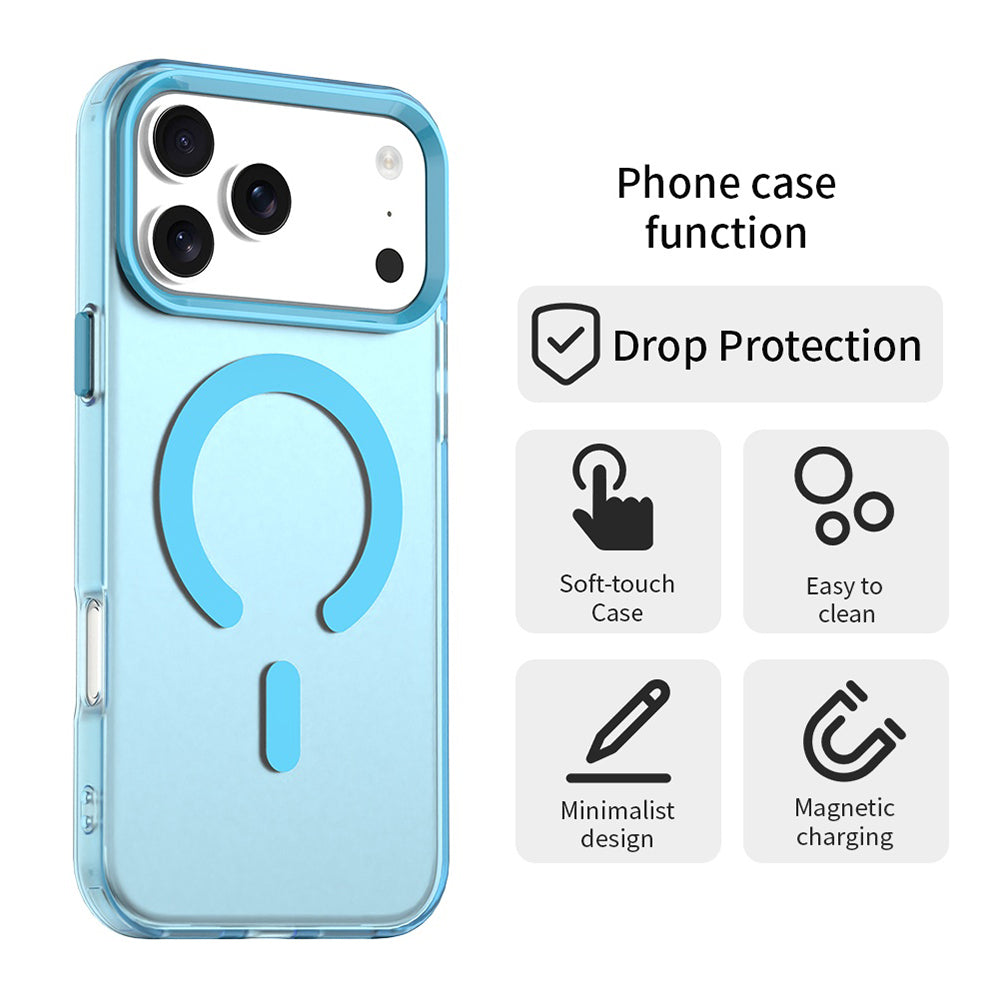 MagSafe-deksel for Apple iPhone 17 Pro Max, Techsuit, CandyCase, Blå