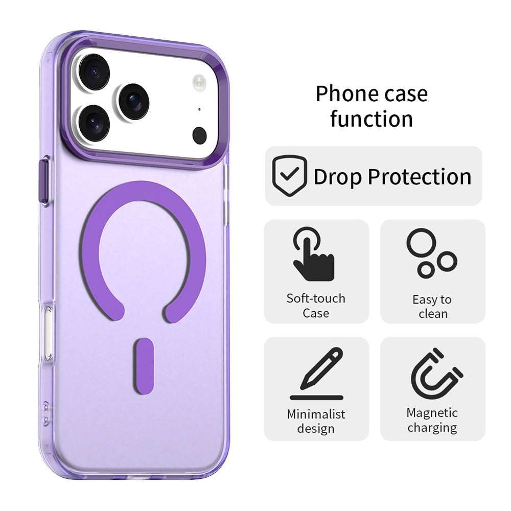 MagSafe deksel for Apple iPhone 17 Pro Max, Techsuit, CandyCase, Lilla