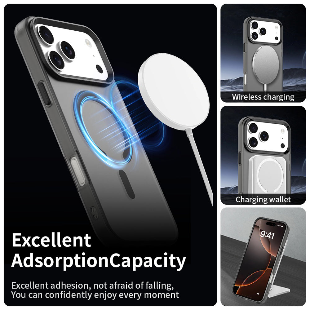MagSafe-deksel for Apple iPhone 17 Pro Max, Techsuit, CandyCase, Svart