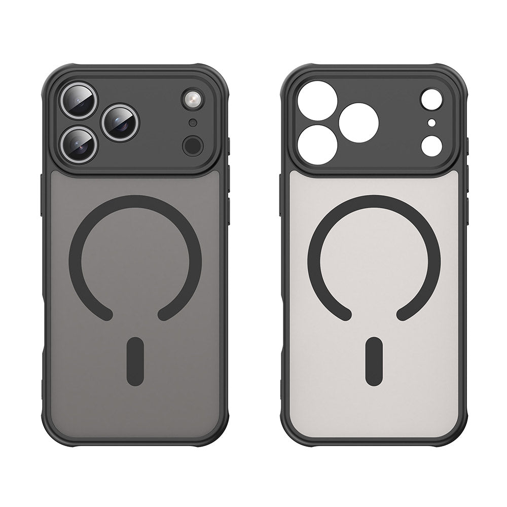 MagSafe-deksel for Apple iPhone 17 Pro Max, Techsuit, HaloFrost II, Svart