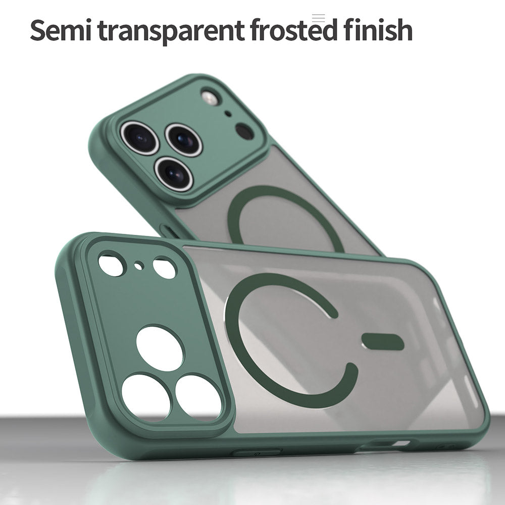 MagSafe-deksel for Apple iPhone 17 Pro Max, Techsuit, HaloFrost II, Grønn