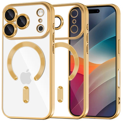 MagSafe-deksel for Apple iPhone 17 Pro Max, Techsuit, Luxury Crystal, Gull