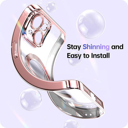 MagSafe-deksel for Apple iPhone 17 Pro Max, Techsuit, Luxury Glitter, Lys Lilla