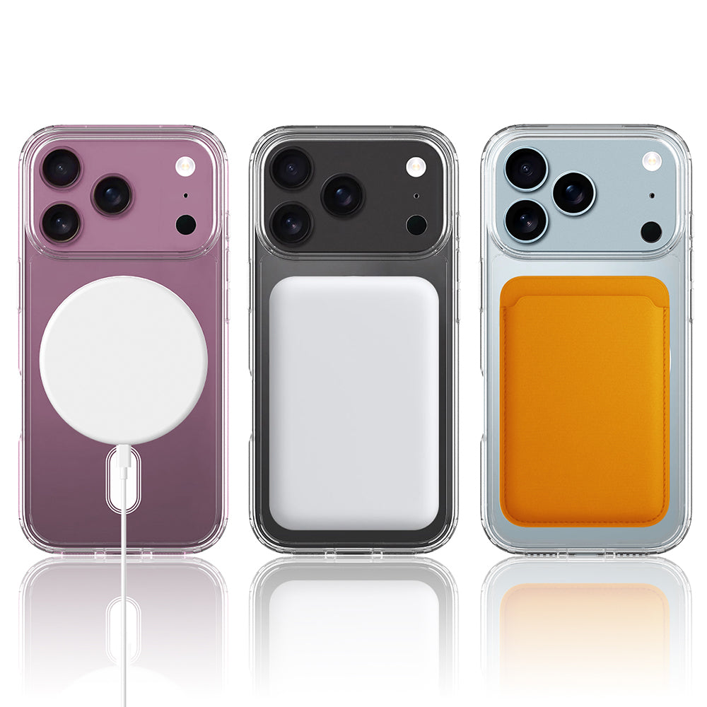 MagSafe-deksel for Apple iPhone 17 Pro Max, Techsuit, Pro, Gjennomsiktig