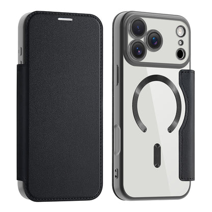 MagSafe-deksel for Apple iPhone 17 Pro Max, Techsuit, SmartMag Book, Svart