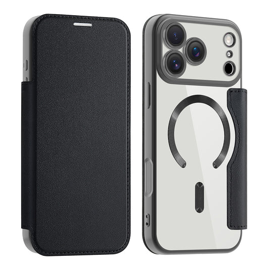 MagSafe-deksel for Apple iPhone 17 Pro Max, Techsuit, SmartMag Book, Svart