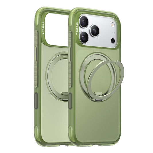 MagSafe-deksel for Apple iPhone 17 Pro Max, Torras, Ostand O3 Air, Satinert grønn