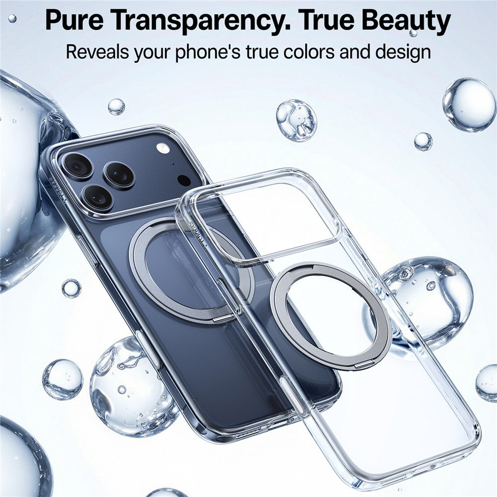 MagSafe-deksel for Apple iPhone 17 Pro Max, Torras, Ostand Pro, Gjennomsiktig