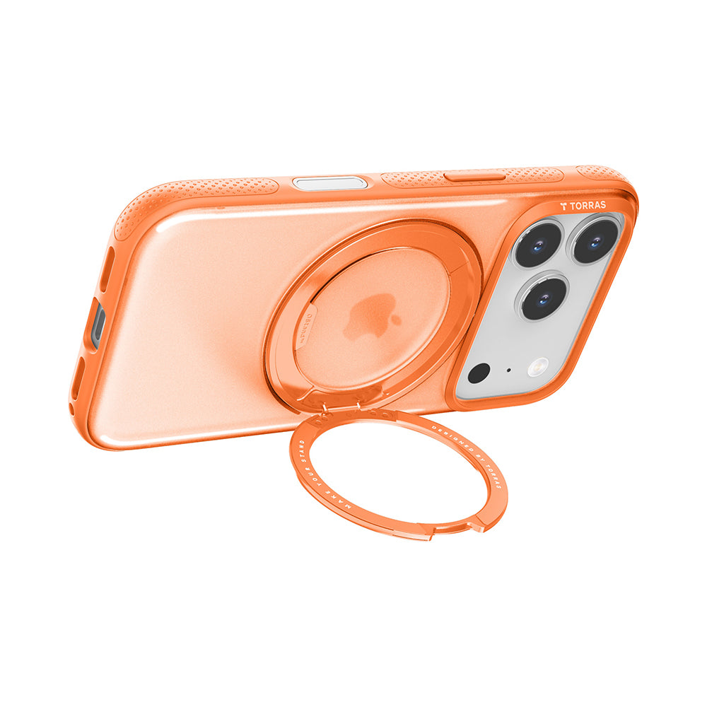 MagSafe-deksel for Apple iPhone 17 Pro Max, Torras, Ostand R Fitness, Oransje